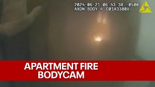 Bodycam: Racine County apartment fire | FOX6 News Milwaukee