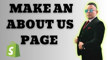 HOW TO MAKE AN ABOUT US PAGE ON SHOPIFY  Step By Step Tutorial 2025