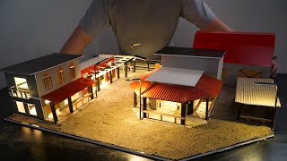 How To Build a Miniature Model of a West Texas Village #diy #texas