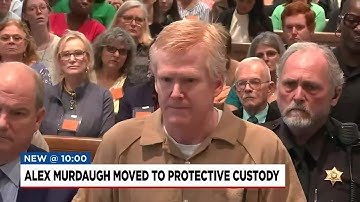 Alex Murdaugh moved to protective custody