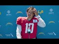 Herbert On Saints Joint Practice & Growth | LA Chargers