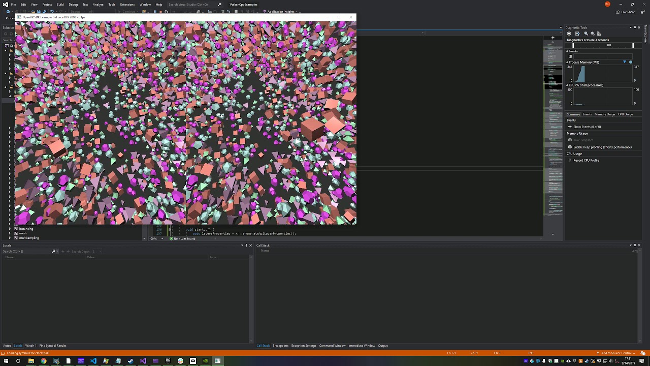 OpenXR running with Vulkan rendering on the Oculus - YouTube