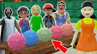 Scary Teacher 3D vs Granny | Choose a Cool Prize in Cotton Candy - funny horror animation (p.146)