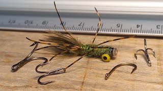 Mini Crawfish Tube Fly Tied by Ruben Martin