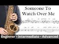 How to Play &#39;Someone To Watch Over Me&#39; - 3 Levels - Beginner to Advanced