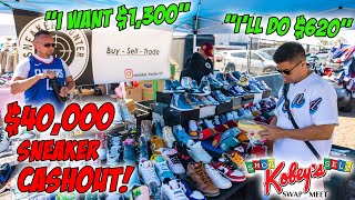 OUR BIGGEST SNEAKER EVENT CASHOUT EVER! *$40,000 STEALS at Kobey's Swap Meet*