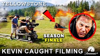 LEAKED: Kevin Costner On Set of Final Yellowstone Season