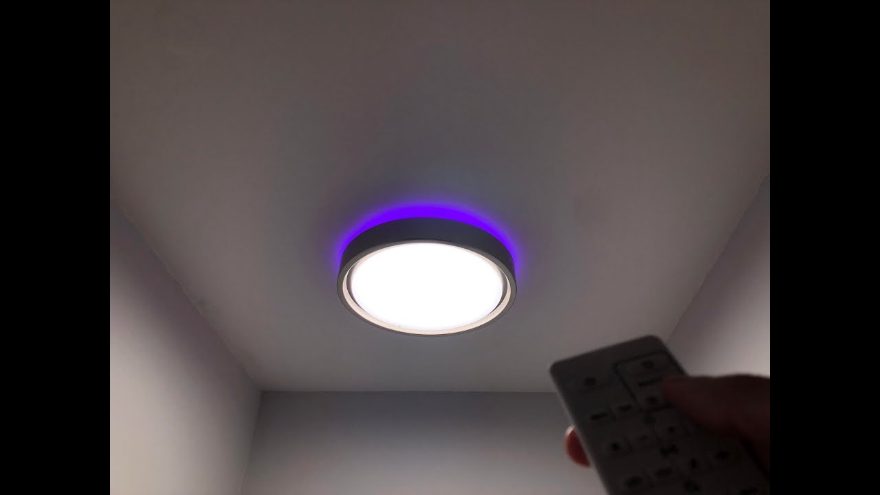 Koda 14 LED Ceiling Light with Mood Lighting, Motion Sensor and Remote