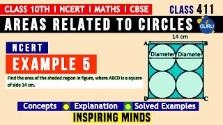 Area Related to Circles Chapter 12 Example 4 Class 10 Maths   NCERT  eGURU  CBSE