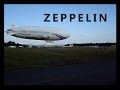 Zeppelin landing at friedrichshafen airfield