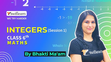 Integers | Class 6 Maths | Number line | Online Classes | Session 2 - Swiflearn