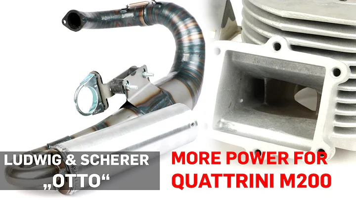 Quattrini M200 exhaust Ludwig & Scherer OTTO Vespa...