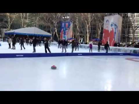 Curling at Bryant Park Winter Carnival