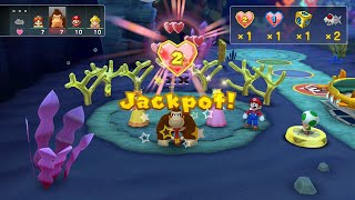 Mario Party 10 Bowser Party Daisy, Donkey Kong, Mario, Peach Whimsical Waters Master Difficulty