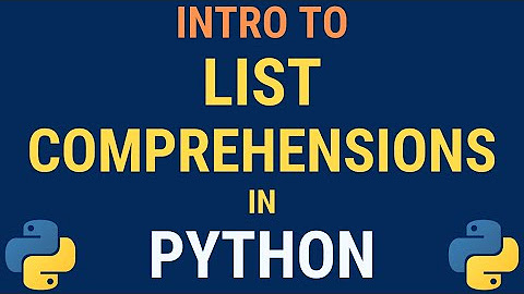 Ultimate Guide to Python List Comprehensions (Tutorial Series) - YouTube