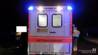 Verkehrsunfall - Feuerwehr Saarbrücken - LB 23 - 28.04.2014