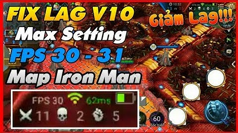 [ Hào Offcial ] - Hướng Dẫn Cách Cài Fix Lag V10 Max Setting - Map Iron Man Cực HOT | FIX LAG LQM |