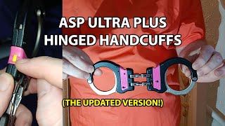 🚨🇺🇸 ASP 625 Ultra PLUS Cuff Hinged Pink Handcuffs w/ Keyless Double Lock & METAL mechanism!