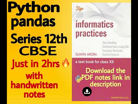 Python Pandas (Series)