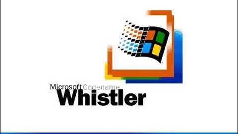 Windows Whistler Startup for 10 minutes