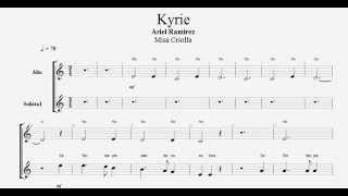 Video thumbnail of "Misa Criolla: 01- Kyrie :Contraalto"