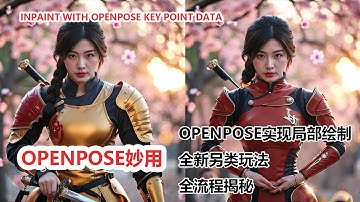 OpenPose + ComfyUI精准重绘 AI 人物！|Precise Inpainting without Masks using OpenPose and ComfyUI!