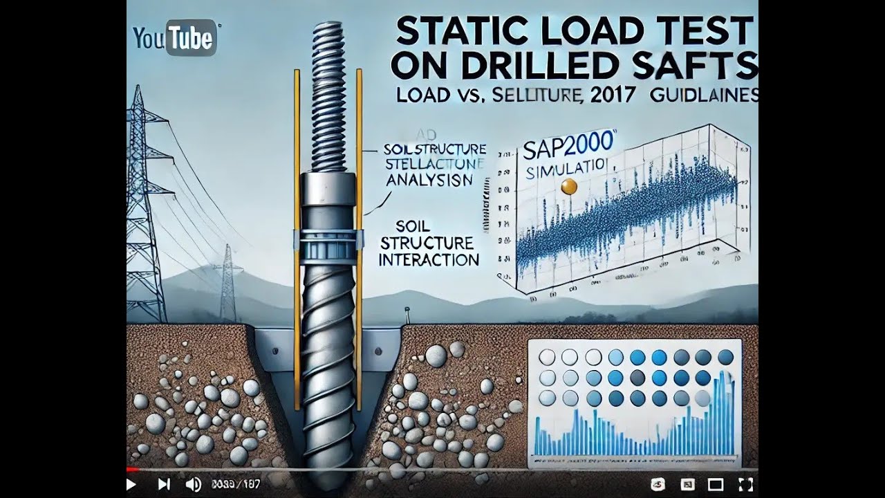 SAP2000 Tutorial || Numerical Simulation of Static Load Test on Drilled ...