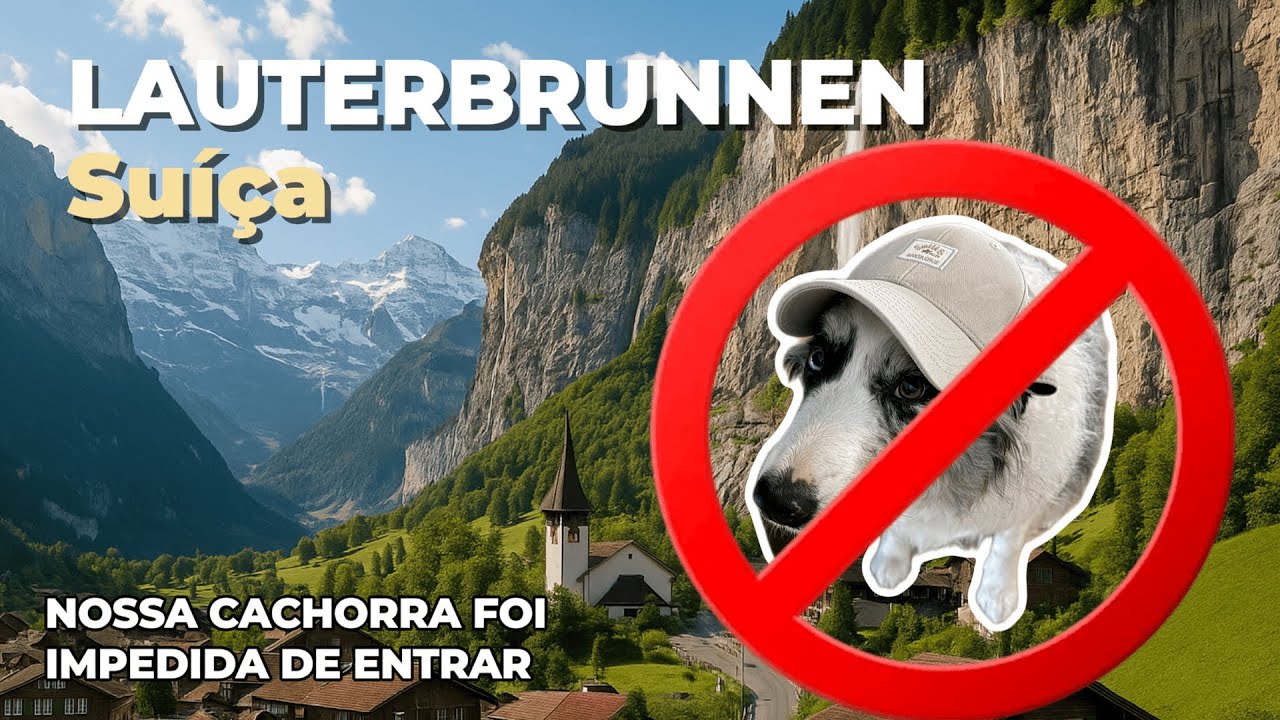 O melhor CAMPING de LAUTERBRUNNEN na SUÍÇA e Hope barrada 🇨🇭