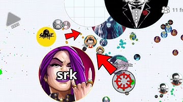 CROWDED MACRO SERVER!! (AGARIO MOBILE)