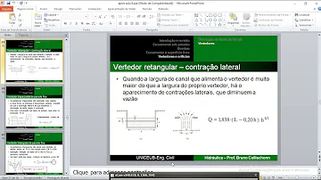 Como ocorre o escoamento através de orificios?