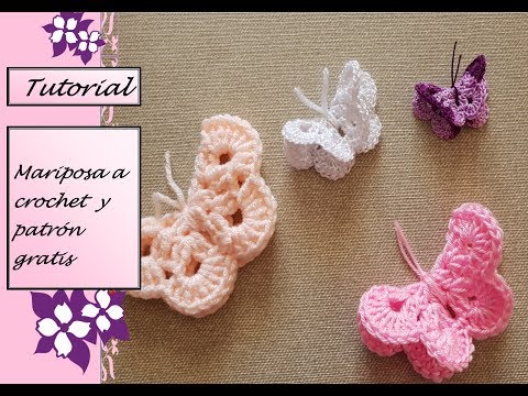 Video: Cómo Tejer Una Mariposa A Crochet