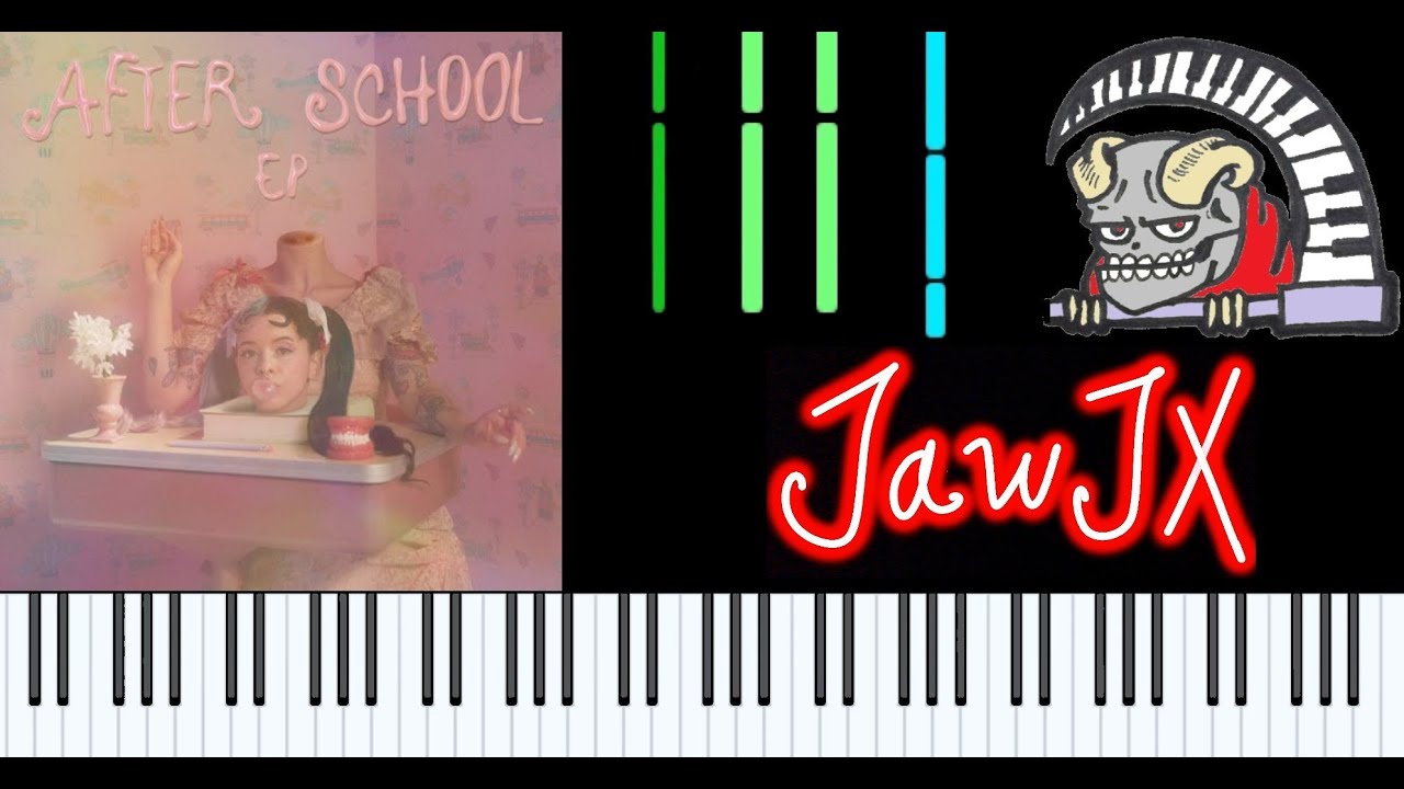 Melanie Martinez " Field Trip " Piano Chorus Midi Synthesia Tutorial Lesson Easy How To Play