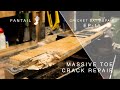 MASSIVE TOE CRACK REPAIR!! - Cricket Bat Repair EP-11