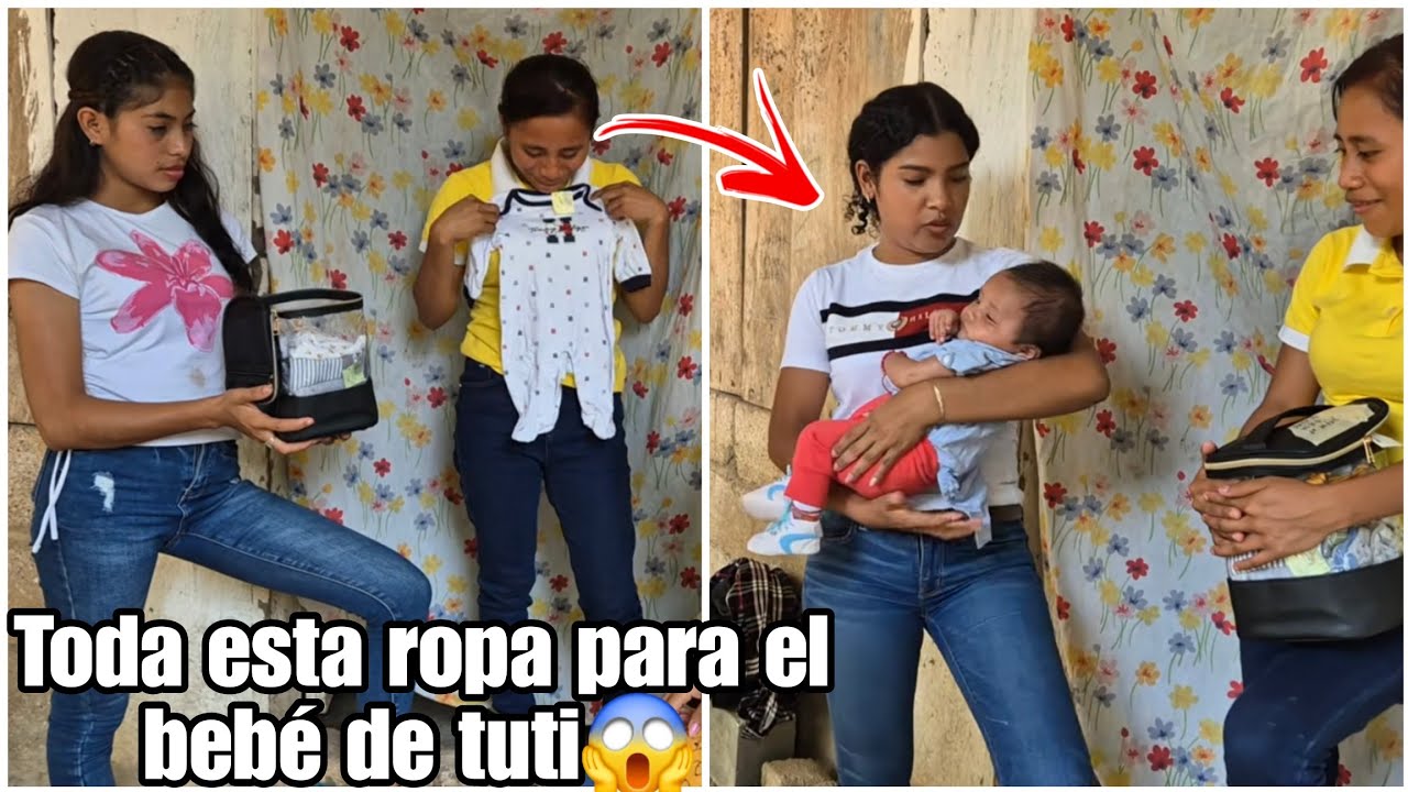 Tuti quedo sorprendida al ver todo lo que le mandaron a su bebe|Mira como le quedo😱