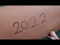 2022 number convert in tattoo || new year tattoo