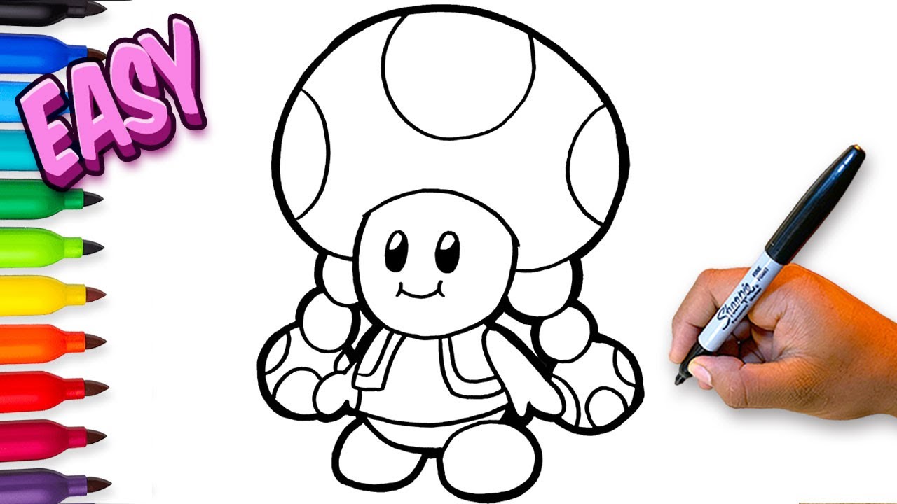 toadette coloring pages