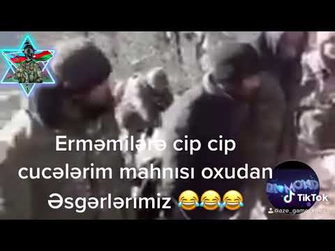 Ermənilərə cip-cip cücələrim,i oxudan Azərbaycan Əsgəri 😂😂