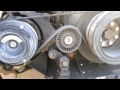 BMW 740 540 AC Compressor Belt Tension Pulley Removal