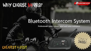 EJEAS V6 Pro | All Function Operation | Multi Intercom Pairing Method | Motorcycle Helmet Intercom