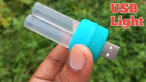 How to Make simple Light using Bottle Cap and USB | usb Light | emergency light
