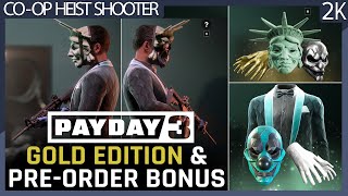 What's included in Payday 3 Gold Edition?