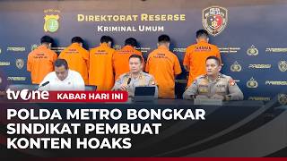 Download lagu Polda Metro Jaya Ungkap Sindikat Penyebar Konten Hoaks, 6 Orang Ditangkap | tvOne