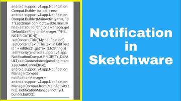 Implement Notifications in Sketchware Android app