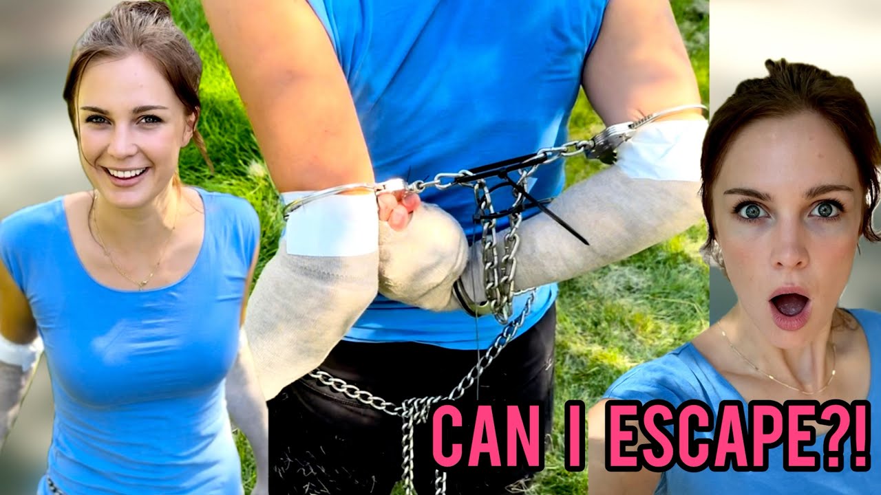 Breaking out of Duct Tape, Handcuffs, Zip Tie, and Blindfolded