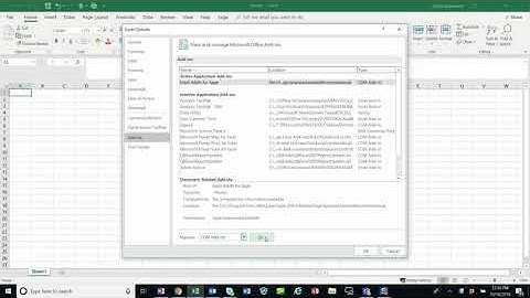Sage X3 excel addin Enterprise Management