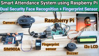 Smart Attendance System using Raspberry Pi |  Dual Security Face Recognition + Fingerprint Sensor screenshot 5