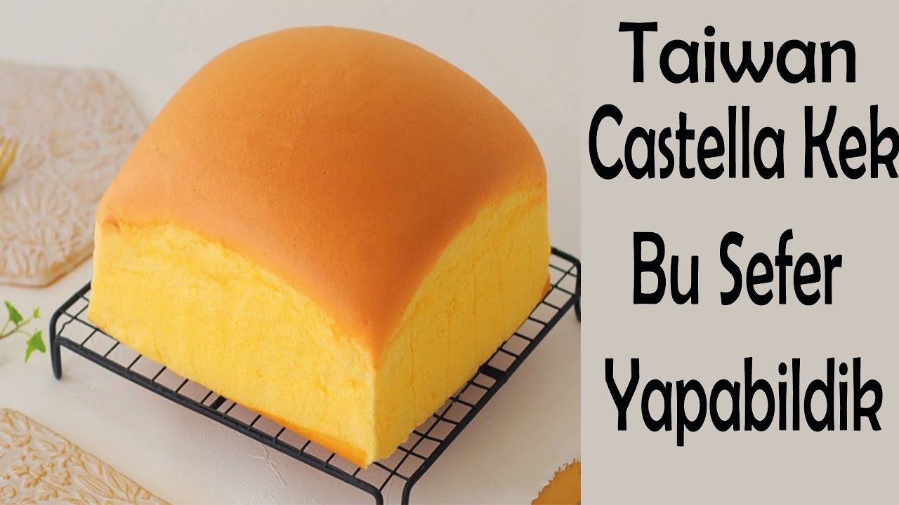 TAİWAN CASTELLA KEK NASIL YAPILIR Bu Sefer Oldu YouTube