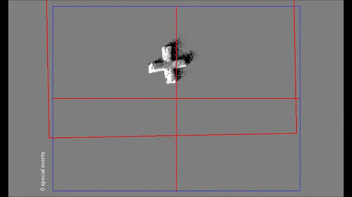 DAVIS240 IMU stabilization examples outdoors and cross target