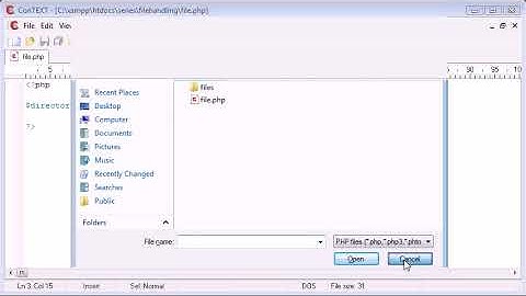 PHP Tutorial File Handling  Listing Files