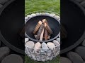 Built this backyard fireplace from the ground up 🔥. Cozy nights. Who would sit here first?